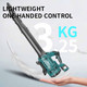 DNTI 462 cfm Brushless Electric Cordless Leaf Blower Adjustable Speed Control Cordless Leaf Blower for Lawn Care and Garden Work 20V 4.0Ah Battery & Fast Charger