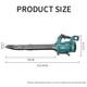 DNTI 462 cfm Brushless Electric Cordless Leaf Blower Adjustable Speed Control Cordless Leaf Blower for Lawn Care and Garden Work 20V 4.0Ah Battery & Fast Charger