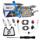 HUSWELL 125B Carburetor Air Filter Parts kit for Husqvarna 590460102 125B 125BX 125BVX Leaf Blower Zama C1Q-W37 545081811 581798001 Engine Carb