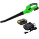 Werktough 20V Cordless Leaf Blower with 3.0A Battery and Fast Charger Leaf Blower Sweeper B001