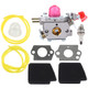 Kizut C1U-W43 545081857 Carburetor for Poulan BVM200FE VS-2 Craftsman 358794765 358794780 358794773 358794774 358794770 358 794763 Leaf Blower Parts 545146501 Kit