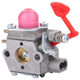 C1U-W43 545081857 Carburetor with Air Fuel Filter for Craftsman 358794770 358794780 358794765 358794774 358794773 944518250 BVM200FE Gas Blower Husq GBV345