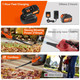 Leisch Life Cordless Leaf Blower with 2.0Ah Battery & Fast Charger+Cordless Leaf Blower Straps