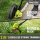 Cordless Blower & Vacuum - SnapFresh 2 in 1 Electric Blower with 4.0Ah Lithium Battery & 2h Fast Charger, 20V Handheld Vacuum Sweeper with Bag for Small Trash, Car, Dust, Pet Hair, Corner Cleaning