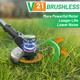 Cordless Weed Eater String Trimmer,3-in-1 Lightweight Push Lawn Mower & Edger Tool with 3 Types Blades,21V 2Ah Li-Ion Battery Powered for Garden and Yard,Green Cordless Weed Eater String Trimmer,3-in-1 Lightweight Push Lawn Mower & Edger Tool with 3 Types Blades,21V 2Ah Li-Ion Battery Powered for Garden and Yard,Green