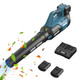 20V Blower Cordless Leaf Blower, 420 CFM 2Pcs 2.0Ah Battery Lightweight Leaf Blower Brushless Snow Blower Handheld Sweeper for Blowing Leaves, Dust, Snow Debris, Yard, Hard to Clean Corner