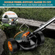 Cordless String Trimmer, Battery Powered 24V Grass Trimmer with 2 PCS 2.0Ah Batteries and 3Types Blades, for Lawn, Yard and Bush Trimming (Green) Cordless String Trimmer, Battery Powered 24V Grass Trimmer with 2 PCS 2.0Ah Batteries and 3Types Blades, for Lawn, Yard and Bush Trimming (Green)