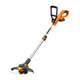 WORX WG162 20V Cordless Grass Trimmer & Edger, Black and Orange, 12 inches