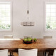 Canarm Ich173B03Bn18 Drake 3-Light Chandelier, Brushed Nickel
