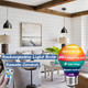 Battery Operated Hanging Light With Remote,Kitchen Island Chandelier Set Of 2 Non Hardwired,Battery Pendant Light With 30Hours+ Battery Life Rechargeable Light Bulbs