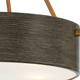 Designers Fountain Erba 3-Light Pendant, Old Satin Brass, D228M-16P-Osb