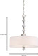 Designers Fountain Evi 3 Light Pendant, Chrome, 89931-Ch