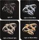 Dimmable Black Modern Led Crystal Chandeliers 3 Rings Pendant Light Adjustable Height Ceiling Lamp For Dinning Room Bedroom Living Room (Dimmable)