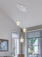 Flashing God 3 Light Bubble Dimmable Crystal Chandelier Chromed Finished Ceiling Hanging Lights Over Table Foyer Entrance Chandeliers