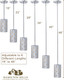 Hamilton Hills Polished Chrome Glass Beaded Single Hangingæpendant Light | Kitchen Island, Dining Or Bath Hung Led Lighting