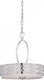 Nuvo 60/4620 Harlow Polished Nickel Three Light Pendant
