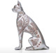 Resin Sculpture Creative Egyptian Sphinx Cat Modern Art Decoration For Home Office Collectible Desktop Statue