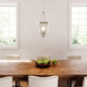 Progress Lighting P3753-09 Seeded Glass Hall & Foyer, 9-3/4-Inch Diameter X 24-1/2-Inch Height, Nickel