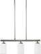 Sea Gull Lighting 66160-05 Oslo Three-Light Island Pendant Hanging Modern Light Fixture, Chrome Finish