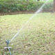 Styddi Professional Heavy Duty Pulsating Sprinkler on Metal 3-Pronged Step Spike  Metal Pro Adjustable Circular Sprinkler for Large to Extra Large Yard  Areas  Lawn  Coverage up to 8500 Sq.FT
