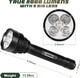 S20G Hunting Light, 2000Lumens Extremely Bright Predator Light Green Flashlight, Green Light For Hunting Deers, Coyotes, Coons, Hogs, Varmints S20G Hunting Light, 2000Lumens Extremely Bright Predator Light Green Flashlight, Green Light For Hunting Deers, Coyotes, Coons, Hogs, Varmints