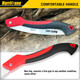 HURRICANE Folding Hand Saw, 10 Inch Pruning Saw, Hand Saw for Wood Cutting, Camping Tree Saw with SK5 Curved Blade, Triple-cut Razor Teeth, Outdoor Portable Saw for Tree Trimming, Gardening, Hiking HURRICANE Folding Hand Saw, 10 Inch Pruning Saw, Hand Saw for Wood Cutting, Camping Tree Saw with SK5 Curved Blade, Triple-cut Razor Teeth, Outdoor Portable Saw for Tree Trimming, Gardening, Hiking