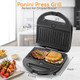 Aigostar Sandwich Maker Non-Stick Panini Press Sandwich Maker Breakfast Grilled Cheese Maker And Aigostar 12 Cup Coffee Maker Programmable Coffee Maker With Reusable Filter