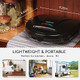 Aigostar 2In1 Sandwich Maker Panini Press Grill With Nonstick Plates And Electric Kettle 1.7L Electric Tea Kettle With Led Illumination