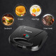 Aigostar Sandwich Maker With Non-Stick Deep Grid Surface And Aigostar 1200W Sandwich Maker With Ceramic Non-Stick Plates 3-In-1 Sandwich Press