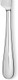 Alessi "Nuovo Milano" 9-Inch Table Knife Monoblock Set Of 6White Alessi "Nuovo Milano" 9-Inch Table Knife Monoblock Set Of 6White