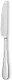 Alessi "Nuovo Milano" 9-Inch Table Knife Monoblock Set Of 6White