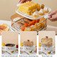 2 In 1 Electric Hot Pot With 10.5L 2-Tier 8 Modes Food Steamers Vegetable Steamers With Boil Dry Protection 1200W White (Stainless Steel Steamer Gasket)