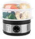 Aroma 5Qt. 2-Tier Food Steamer Bpa- Dishwasher Safe (Afs-188) Black