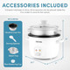 Aroma Housewares Arc-360-Ngp 20-Cup Pot-Style Rice Cooker & Food Steamer White