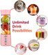 Asani Portable Mini Blender For Shakes And Smoothies Usb Rechargeable Pink