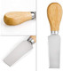 12-Piece Cheese Knives Set - Stainless Steel & Wood Party Cutlery Travel Serving Dinner Slicing Spreading Serving Tools
