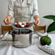 Korean Made Silicone Steamer Basket 10' + Thick Silicone Cutting Board Gray Color