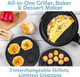 Multi Baker Deluxe- Baking Made Easy- Electric Appliance W Temp Control 3 Interchangeable Skillets For Grilling Baking Dessert Making- Grilled Cheese Omelets Pizza Sandwiches Cake Pops For Mom Multi Baker Deluxe- Baking Made Easy- Electric Appliance W Temp Control 3 Interchangeable Skillets For Grilling Baking Dessert Making- Grilled Cheese Omelets Pizza Sandwiches Cake Pops For Mom