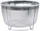 Cuisinox Stainless Steel 6 Quart Steamer Basket With Silicone Handle For Instant Pot Steaming Vegetables Fruits Eggs Meats