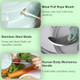 900Ml d Quality Manual Hand-Pulled Food Processor - Compact Portable String Vegetable Chopper For Small Kitchens Quick Mincer For Vegetables Garlic Onions. Garlic Peeler Convinient