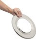 Fabricko Bamboo Steamer Ring Adapter Stainless Steel For 8 To 11 Inches Steamers Silver
