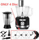 Electric Hot Plate+16 Cup Food Processor Bundle