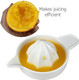 Eiks Ceramic Manual Juicer Squeezer For Juicing Citrus Lemon Orange Grapefruits Fruit Package With Spoon & Cleaning Brush