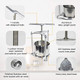 Fruit And Apple Crusher With Stand - 7L Manual Juicer Grinderportable Fruit Scratter Pulper For Wine And Cider Pressing(With stand )