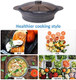 Microwave Steamer Cooker Collapsible Bowl And Silicone Baking Mat Roll 16In5Ft Cutting