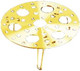 8Inch Stainless Steel Telescopic Steaming Rack - Folding Steaming Compartment Waterproof