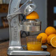 Orange Juice Press Citrus Mexican Juicer Vintage Style Kitchen Countertop Orange And Lemonade Press Machine Squeezer Antique Cast Aluminum Press Large (Aluminum)
