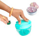 Easy Pull Smart Chopper Vegetable Cutter And Food Processor Vegetable Cutter Handheld Food Mixer Garlic Nuts Meat And Fruit Veggies Mini Hand Pull String Onion