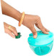 Easy Pull Smart Chopper Vegetable Cutter And Food Processor Vegetable Cutter Handheld Food Mixer Garlic Nuts Meat And Fruit Veggies Mini Hand Pull String Onion