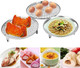 Onwon Cooking Round Stainless Steel 8.5 Inch Diameter Steaming Rack W Stand